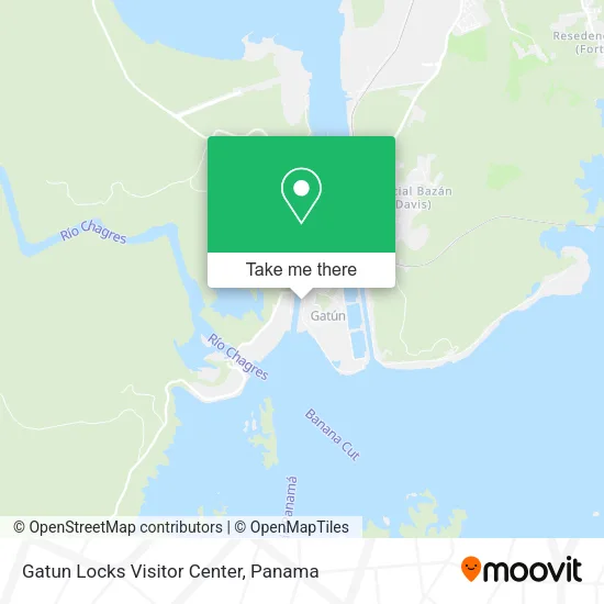 Mapa de Gatun Locks Visitor Center