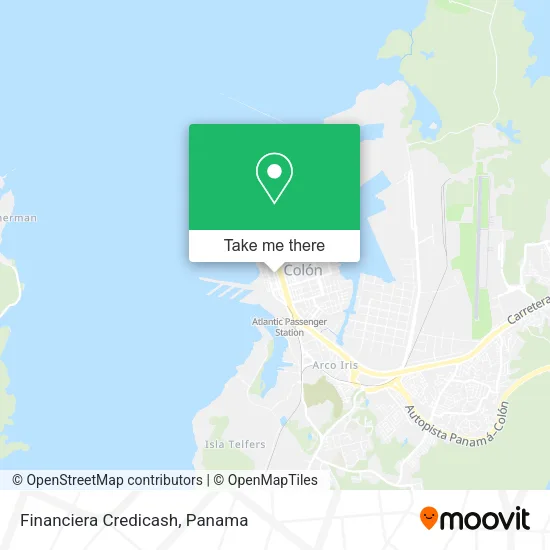 Mapa de Financiera Credicash