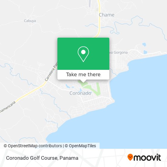 Mapa de Coronado Golf Course