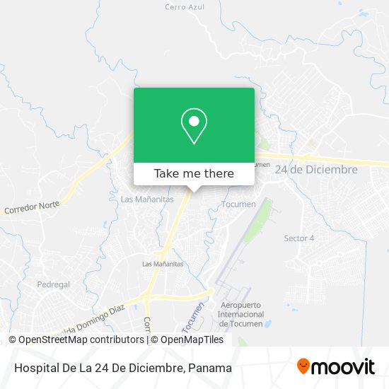 Hospital De La 24 De Diciembre map