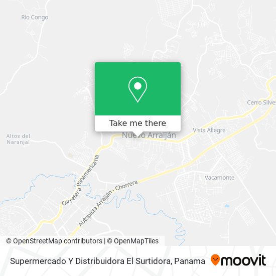 Mapa de Supermercado Y Distribuidora El Surtidora