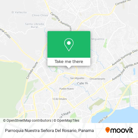 Mapa de Parroquia Nuestra Señora Del Rosario