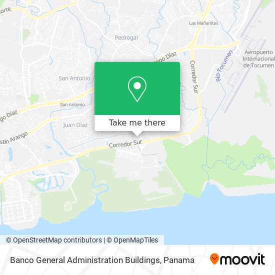 Mapa de Banco General Administration Buildings