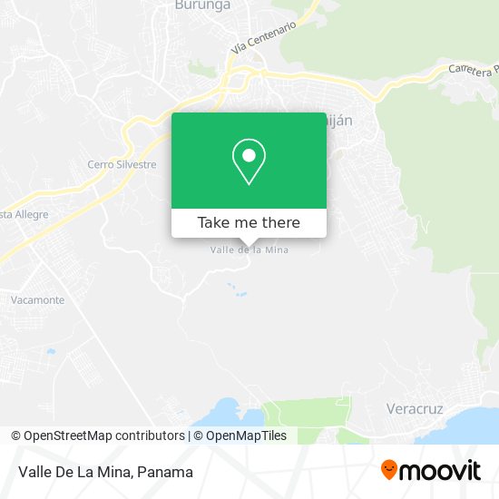 Mapa de Valle De La Mina