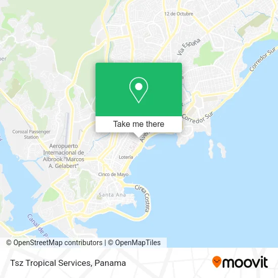 Mapa de Tsz Tropical Services