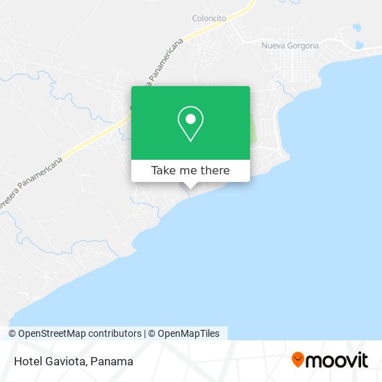 Mapa de Hotel Gaviota