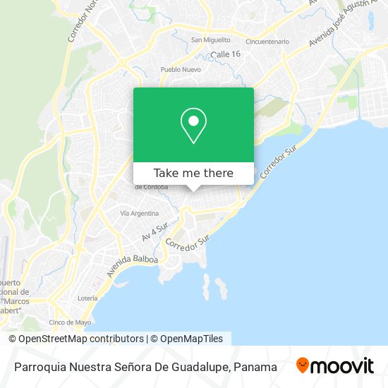 Parroquia Nuestra Señora De Guadalupe map