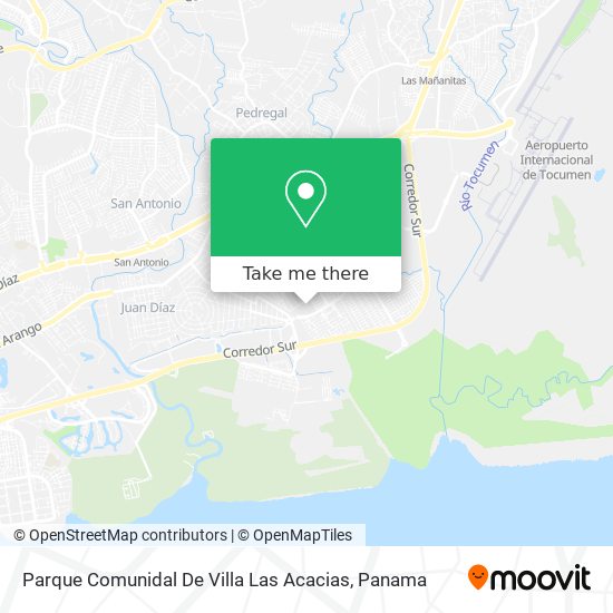 Parque Comunidal De Villa Las Acacias map