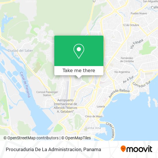 Procuraduria De La Administracion map
