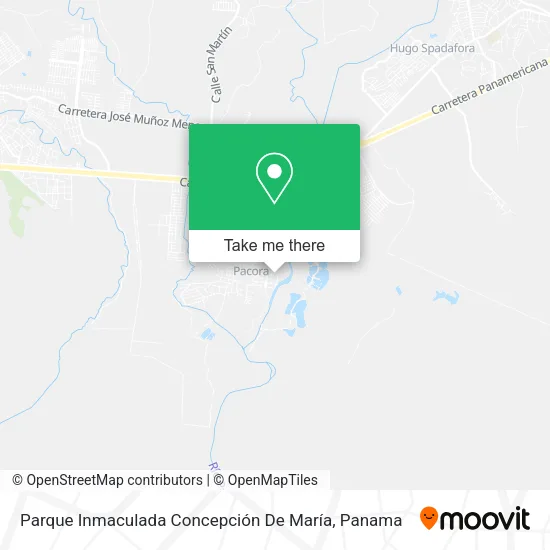 Parque Inmaculada Concepción De María map
