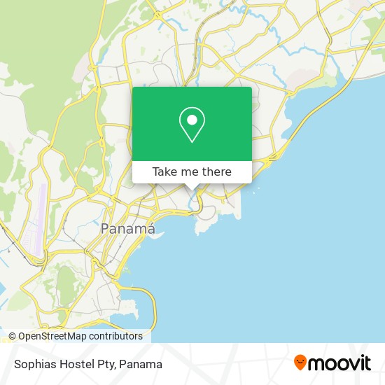 Sophias Hostel Pty map