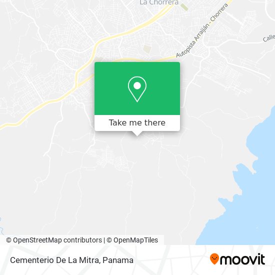Mapa de Cementerio De La Mitra
