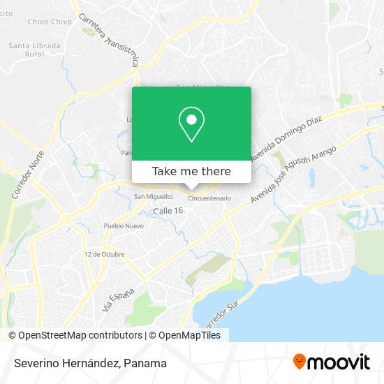 Severino Hernández map