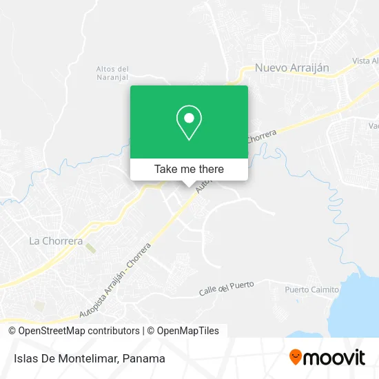 Mapa de Islas De Montelimar