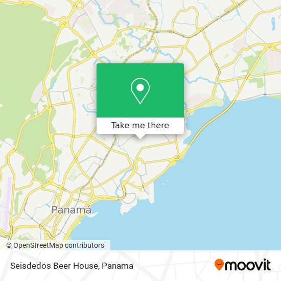 Seisdedos Beer House map