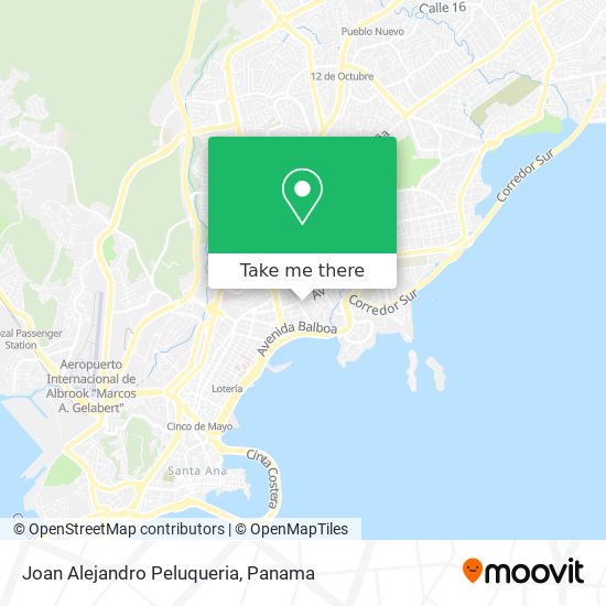 Joan Alejandro Peluqueria map