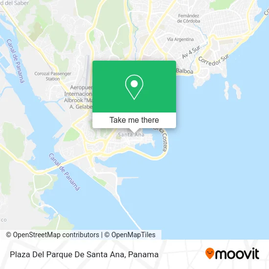 Plaza Del Parque De Santa Ana map