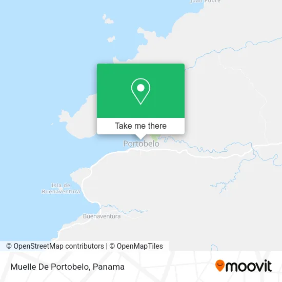 Mapa de Muelle De Portobelo