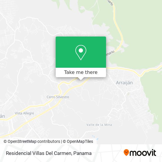 Residencial Villas Del Carmen map
