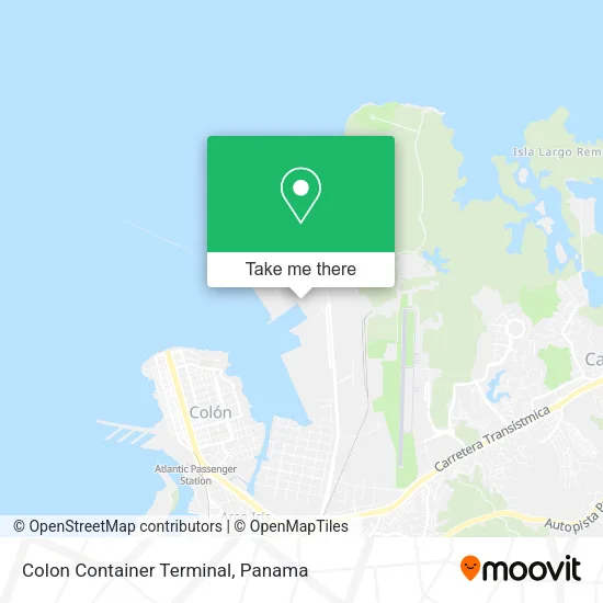 Colon Container Terminal map
