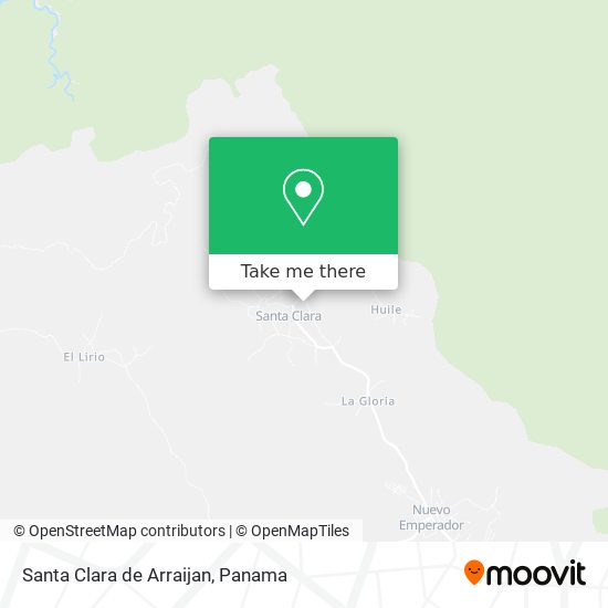 Santa Clara de Arraijan map