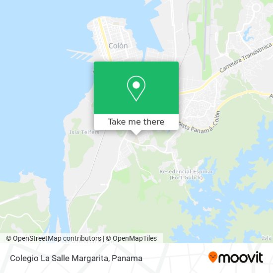 Mapa de Colegio La Salle Margarita