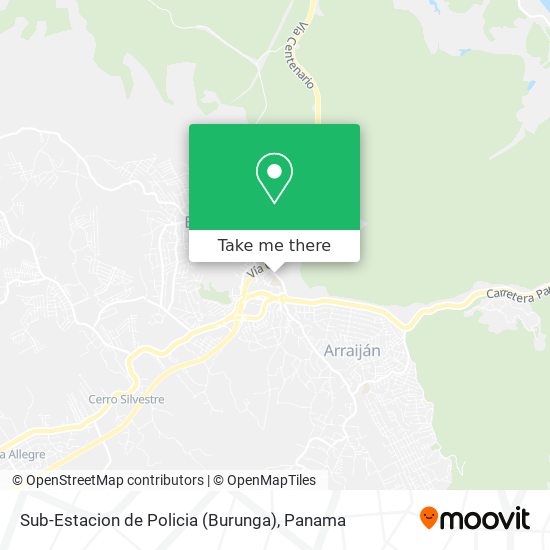 Mapa de Sub-Estacion de Policia (Burunga)