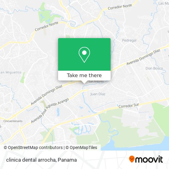 clinica dental arrocha map