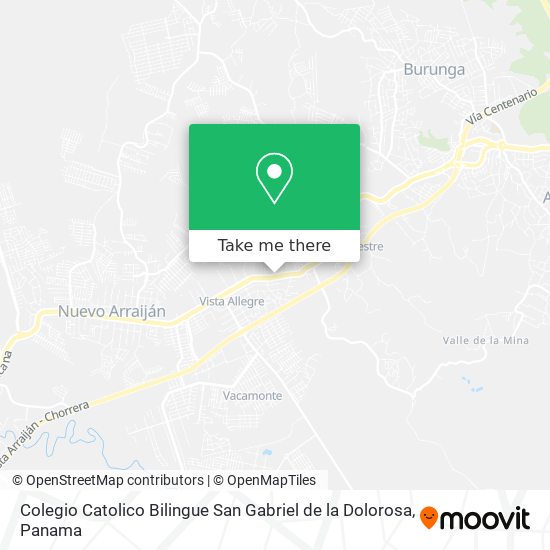 Colegio Catolico Bilingue San Gabriel de la Dolorosa map