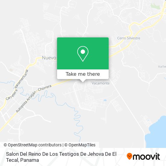 Salon Del Reino De Los Testigos De Jehova De El Tecal map