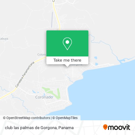 Mapa de club las palmas de Gorgona