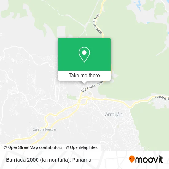 Barriada 2000 (la montaña) map