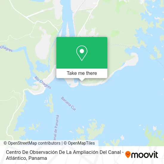 Mapa de Centro De Observación De La Ampliación Del Canal - Atlántico