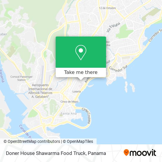 Doner House Shawarma Food Truck map