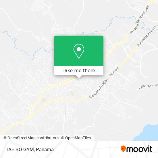 Mapa de TAE BO GYM