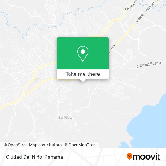 Ciudad Del Niño map