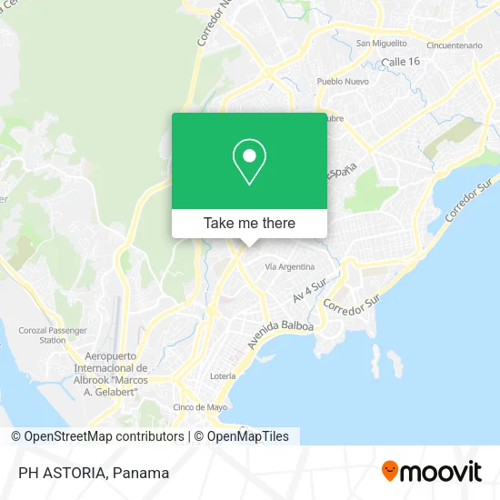 PH ASTORIA map