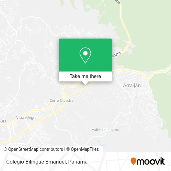 Mapa de Colegio Bilingue Emanuel