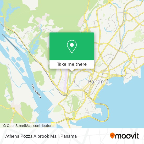 Athen’s Pozza Albrook Mall map