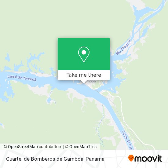 Cuartel de Bomberos de Gamboa map