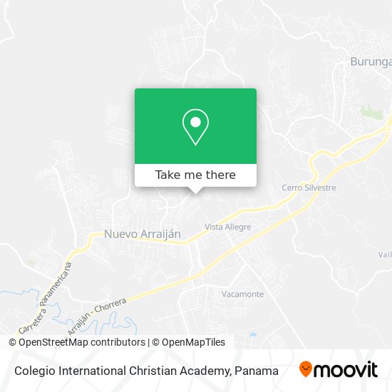 Mapa de Colegio International Christian Academy