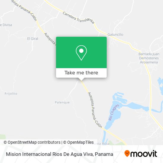 Mision Internacional Rios De Agua Viva map