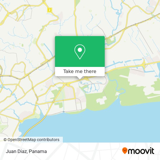 Juan Diaz map