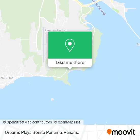 Dreams Playa Bonita Panama map