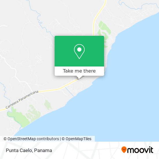 Punta Caelo map