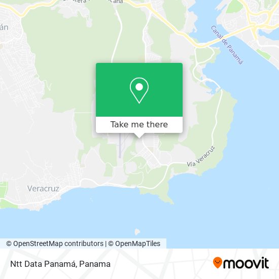 Mapa de Ntt Data Panamá