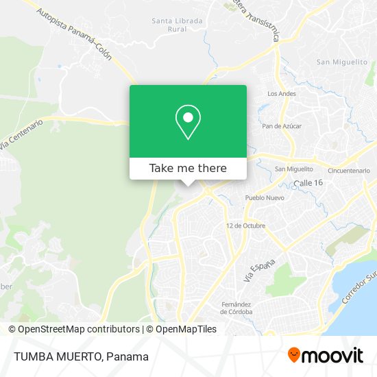 TUMBA MUERTO map