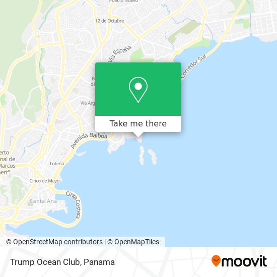 Trump Ocean Club map