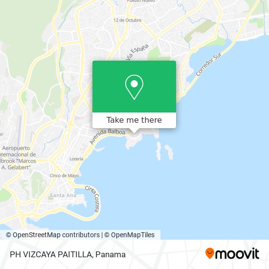 PH VIZCAYA  PAITILLA map