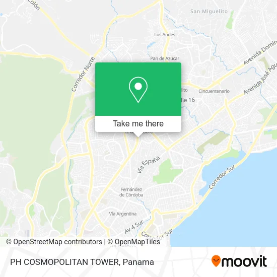Mapa de PH COSMOPOLITAN TOWER